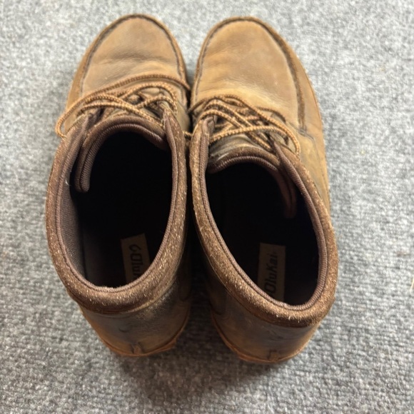 OLUKAI Men’s Brown Leather Hamakua Chukka Boots size: 12 - Picture 9 of 12